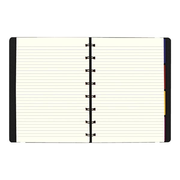 Cahier de notes rechargeable Filofax® Format folio - 10-7/8 x 8-1/2 po - Noir