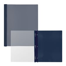 Clear Front Report Cover - Dark Blue