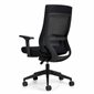 Zim High Back Functional Armchair - Black