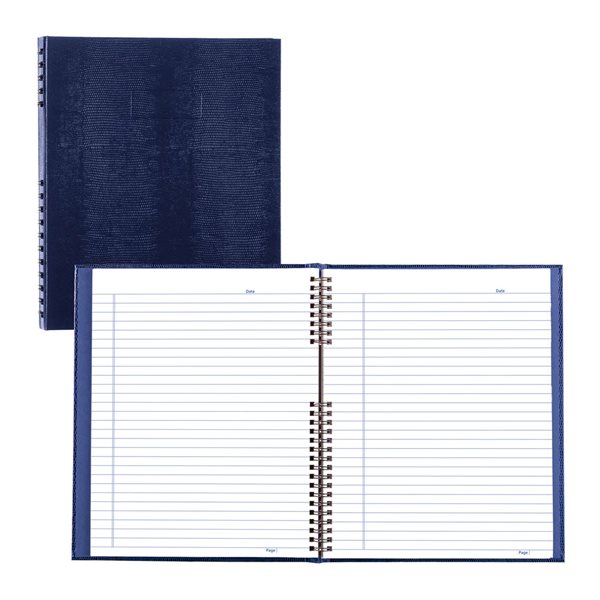 Carnet de notes NotePro 10,75 x 8,5 po 150 pages, bleu