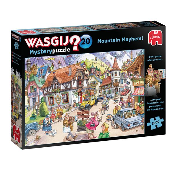 1000 Pieces - Mountain Mayhem ! Wasgij Mystery #20 Jigsaw Puzzle