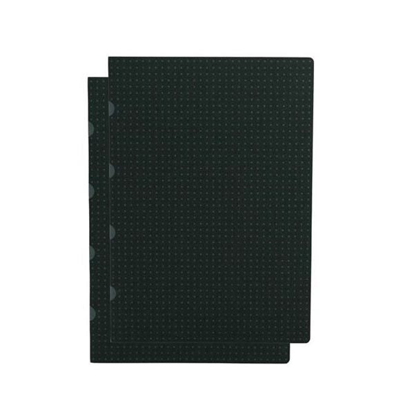 Cahier de notes Circulo Noir sur gris