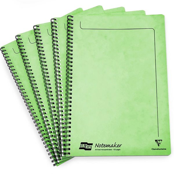 Cahier de notes Europa Notemaker Lime