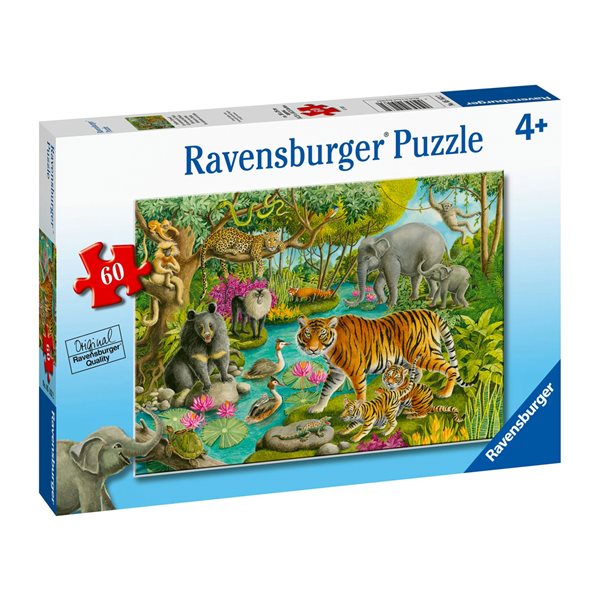 60 Pieces - Animals of India Jigsaw Puzzle