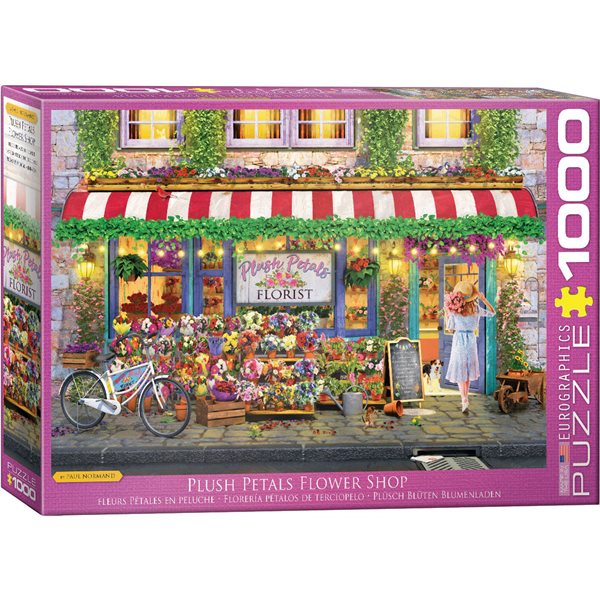 1000 Pieces - Plush Petals Flower Shop Jigsaw Puzzle