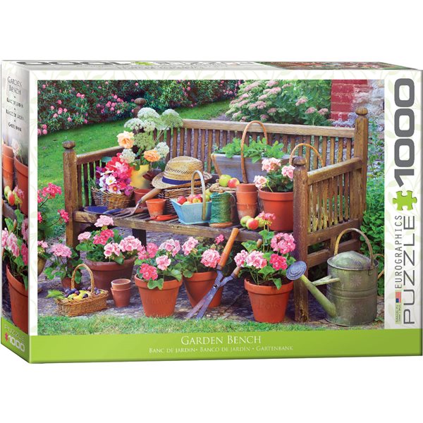 1000 Pieces – Garden Bench Jigsaw Puzzle