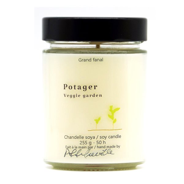 Bougie de soya Potager