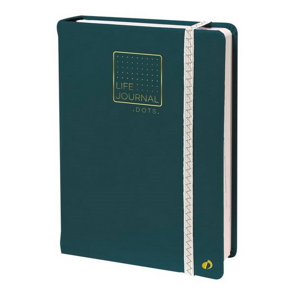 Carnet de notes Life Journal Dots - Vert