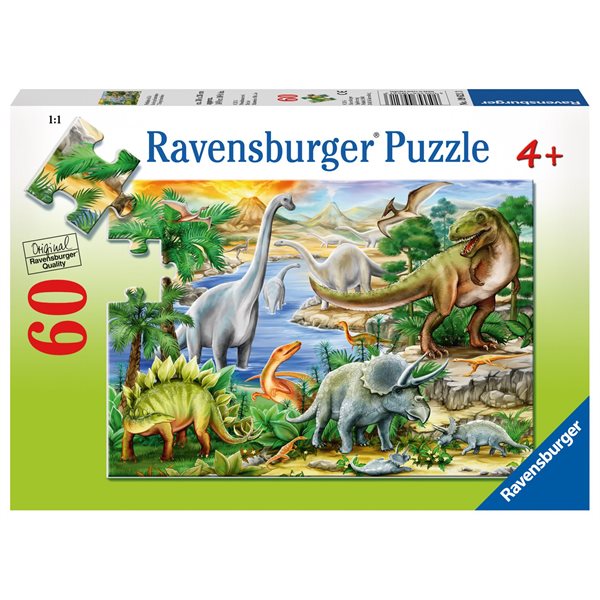 60 Pieces – Prehistoric Life Jigsaw Puzzle