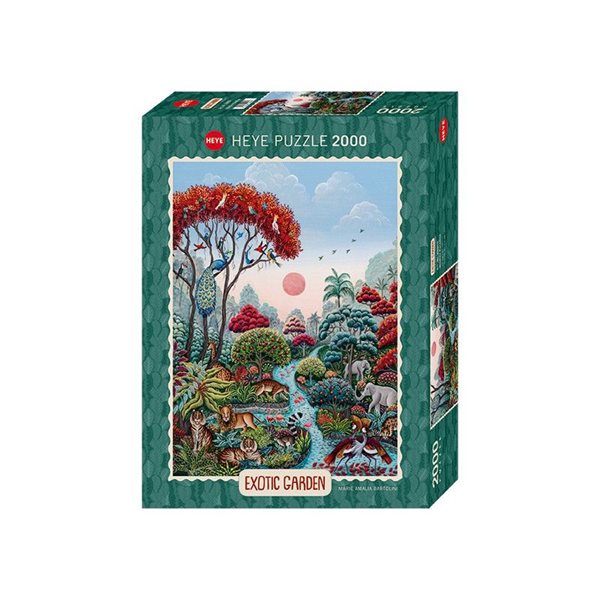 2000 Pieces - Wildlife Paradise – Exotic Garden Jigsaw Puzzle