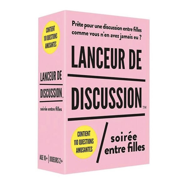 Jeu Lanceur de discussion™ - Soirée entre filles