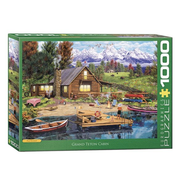 Casse-tête 1000 morceaux Cabine Grand Teton