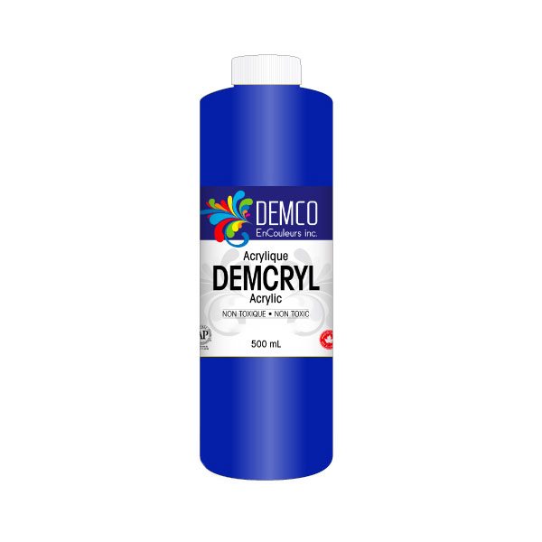 Peinture acrylique Demcryl Demcryl 500 ml - Bleu