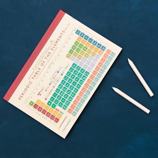 A5 Size Notebook - Periodic Table