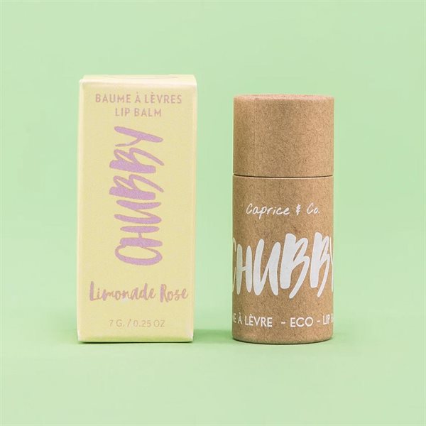 Chubby Compostable Vegan Lip Balm - Pink Lemonade