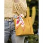 Kiki Bag Scarf Key Ring - Maize