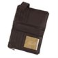 Mini Charlotte Small Leather Wallet - Brown