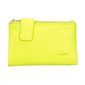 Mini Charlotte Small Leather Wallet - Neon Green