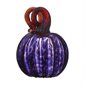 Round Glass Pumpkin - 3 in