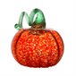 Round Glass Pumpkin - 3 in