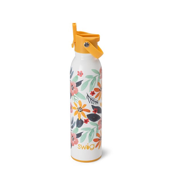 20 oz Flip + Sip Water Bottle - Honey Meadow