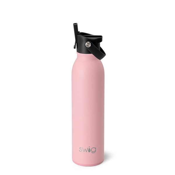 20 oz Flip + Sip Water Bottle - Blush