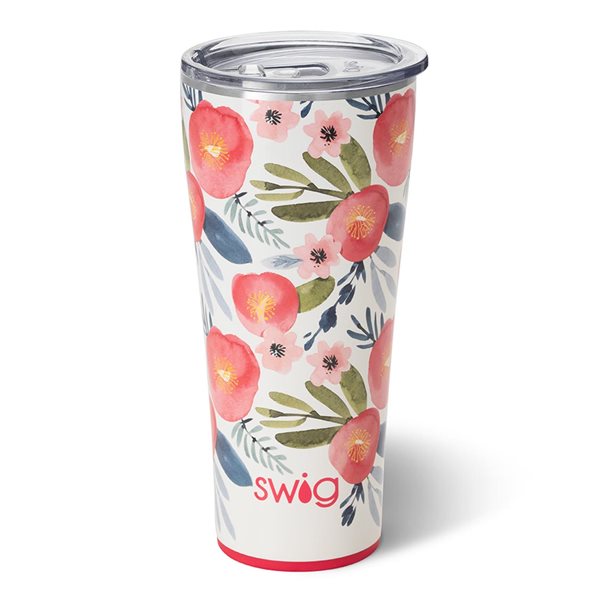 32 oz Tumbler -  Poppy Fields 