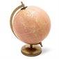 World Globe on Stand - Pink / Gold