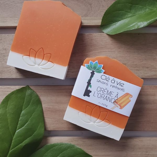 Orange Cream Natural Soap