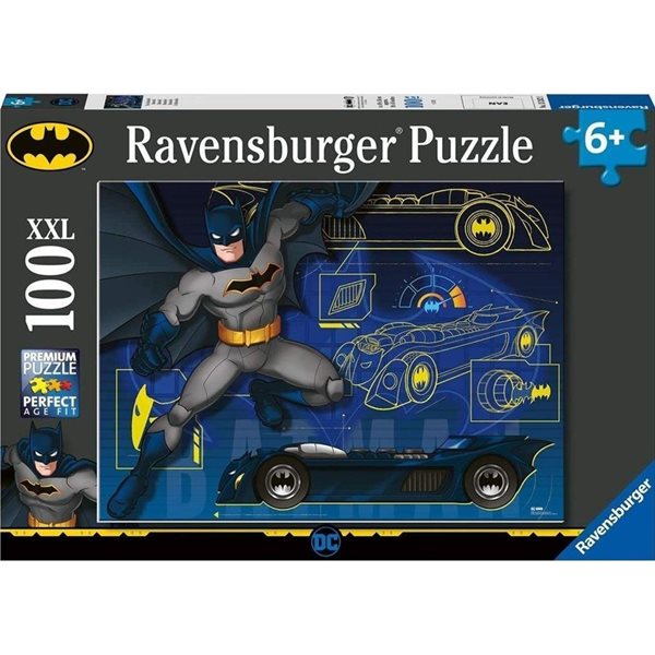 100 Pieces XXL - The Batmobile Batman™ Jigsaw Puzzle