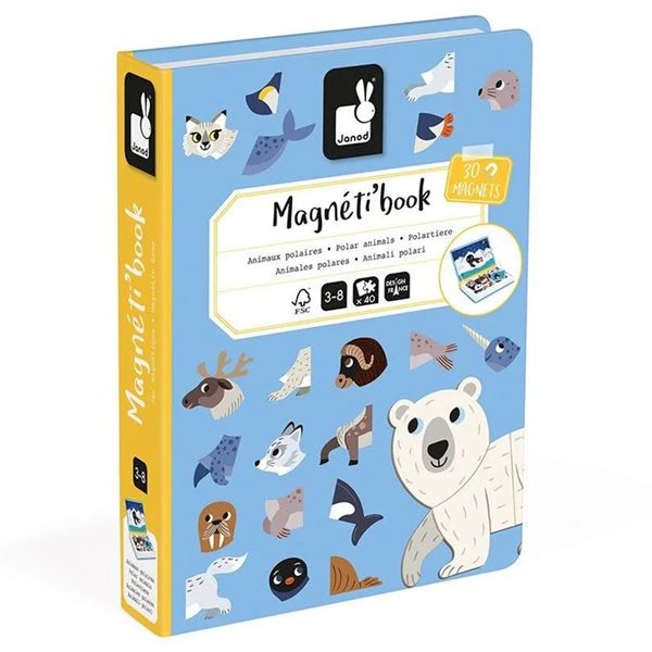 Jeu Magnéti'book Animaux polaires