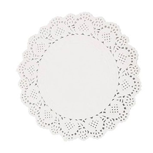 Round White Doilies