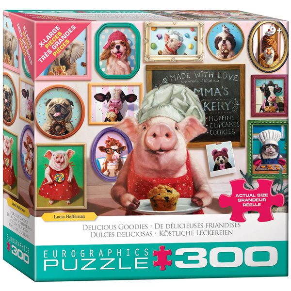 Casse-tête 300 morceaux - De délicieuses friandises