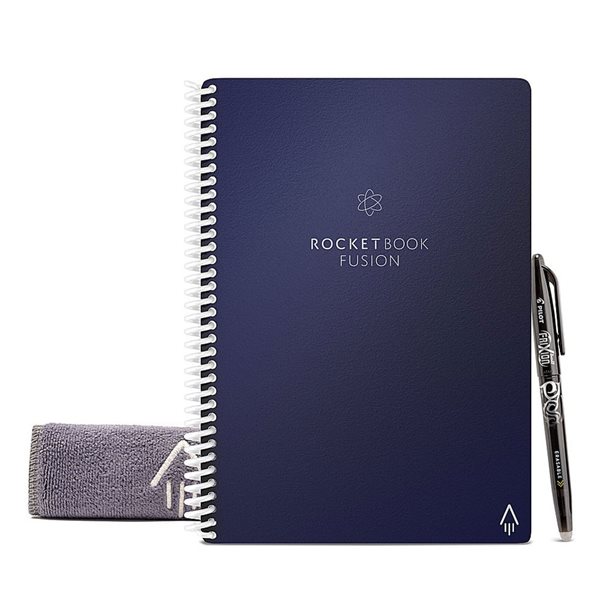 Rocketbook Fusion Smart Notebook - 8.8 x 6 in - Grey