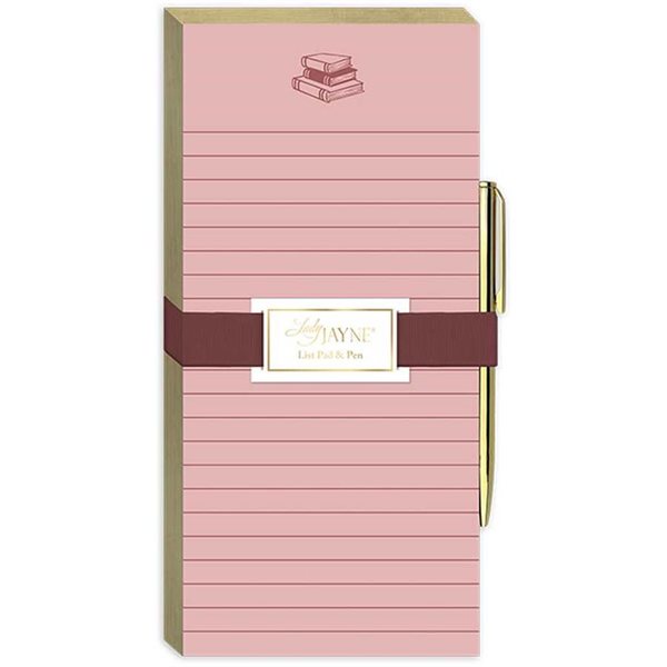 Bloc pour listes Lady Jayne® avec stylo - Livres