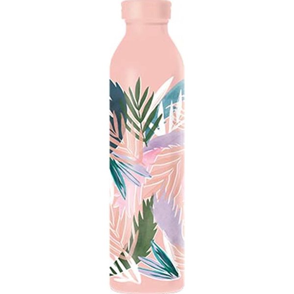 Insulated Bottle with Twist-off Cap - Palm Leaf