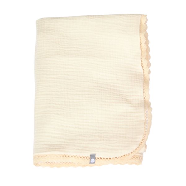 Vintage Muslin Comforter - Ivory