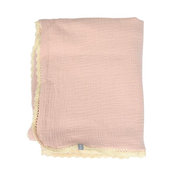 Vintage Muslin Comforter - Pink