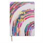 Carnet de notes grand format à couverture en tissu Love is Love