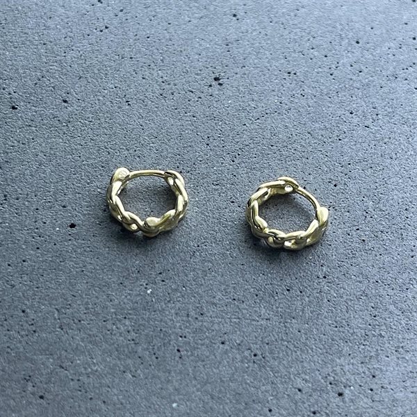 Queen Mini Golden Earrings