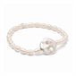 Pearl Affirmation Bracelet - Love - Silver