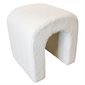 Padded Stool in French Terry Fabric