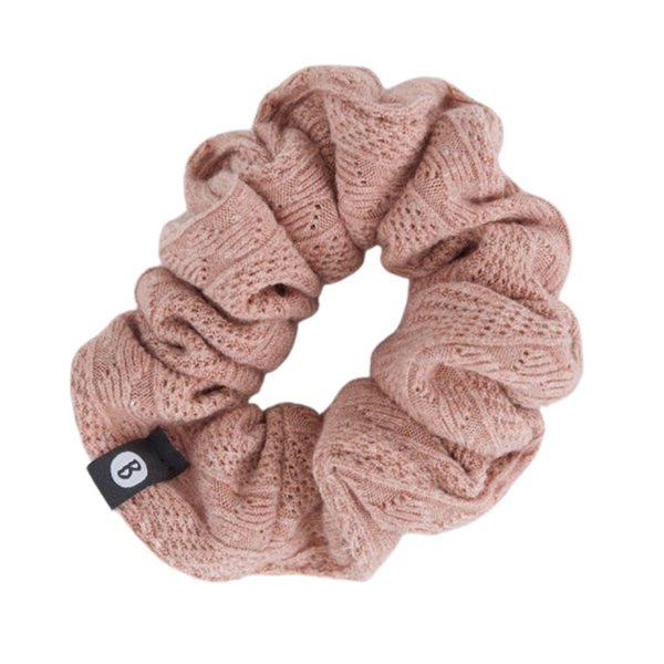 Elastic Hair Scrunchie - Dark Pink