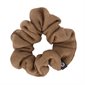 Elastic Hair Scrunchie - Regular Size - Brown