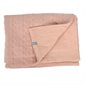 Knitted Baby Muslin Blanket - Pink