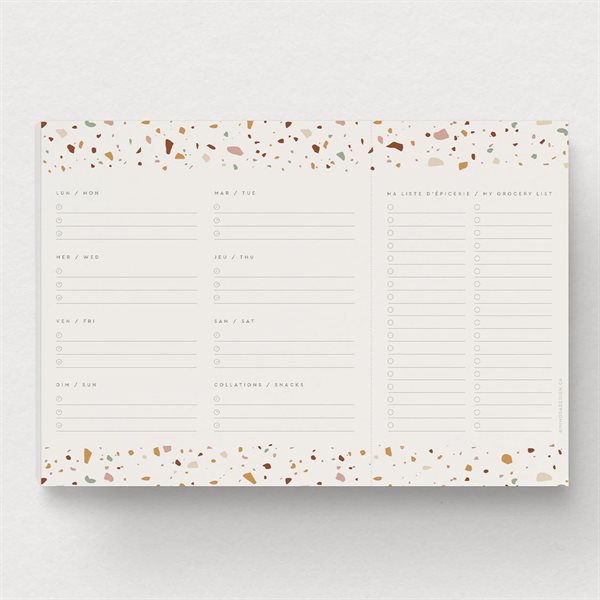 Meal Planner - Terrazzo 