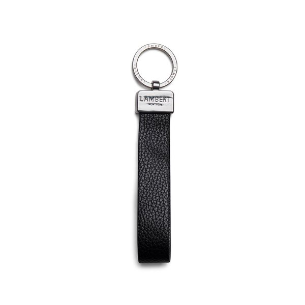 The Cali Vegan Leather Key Ring - Black