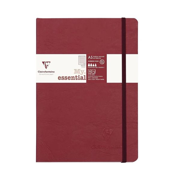 Carnet de notes rouge - My essential 