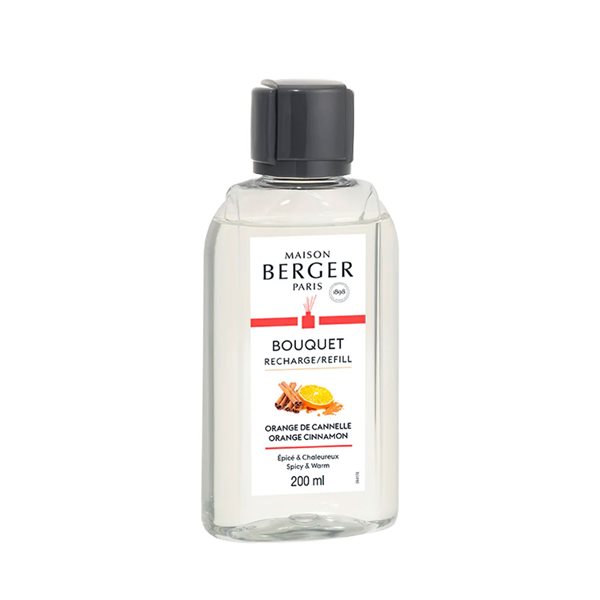 Recharge pour bouquet Berger 200 ml - Orange de cannelle