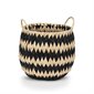 Medium Zigzag Basket with Handles